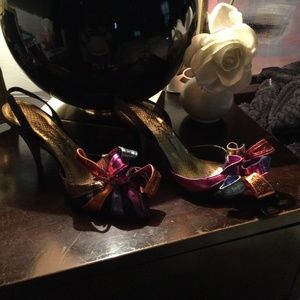 Beverly Feldman Vintage confetti Satin 7